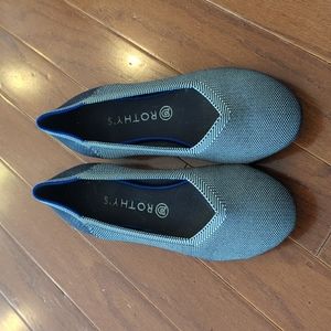 Rothys Black "The Flat" ballet flat